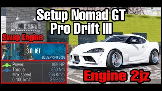 Setup Nomad GT "Supra Mk5" (Engine 2jz) | CarX Drift Racing 2
