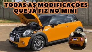 TODAS AS MODIFICAÇÕES QUE JÁ FIZ NO MEU MINI COOPER S