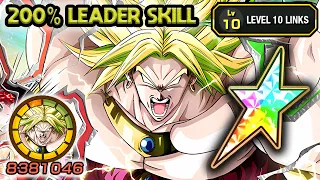 200% LEADER SKILL! 100% EZA PHY LSSJ BROLY LEVEL 10 LINKS! Dragon Ball Z Dokkan Battle