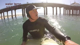 Manhattan Beach Pier Surfing