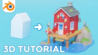 3D House Modeling in Blender | Step by Step Tutorial