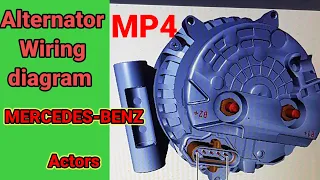 MP4 Alternator (generator ) Wiring Info CPC unit MERCEDES Benz Actors MP4 Hindi urdu