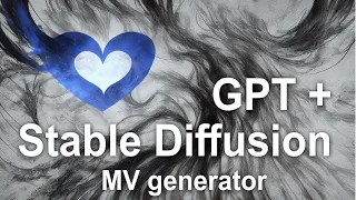 GPT + Stable Diffusion automatic music video generator