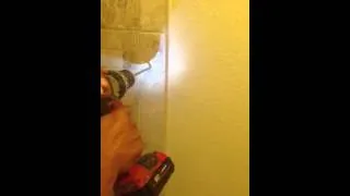 Annoying noise of drill on ceramic tile