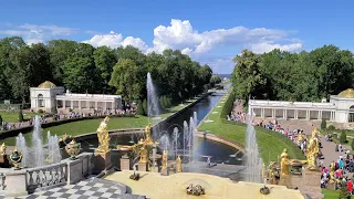 Walk around the Magnificent Peterhof, Second Day, St. Petersburg, 08/13/2021, HDQ quality, pt 7