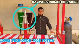 1000$ TIKB OYIGA 700$ GACHA FOYDA / UY SHAROITIDA GAZVADA ISHLAB CHIQARISH