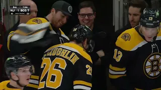 Marc McLaughlin Scores His First NHL Goal With The Boston Bruins