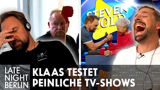 Klaas blamiert Steven Gätjen mit Schrott-Shows in Marktforschung | Late Night Berlin