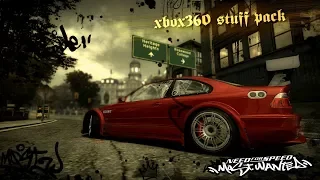 NFS:MW (2005) - Xbox360 stuff to PC [ Mod showcase ]