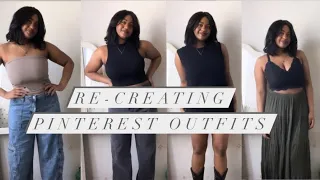 Re- creating Pinterest outfits