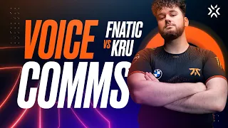 YOU'RE ALL 1HP | Valorant Champions Voice Comms - FNATIC vs KRU