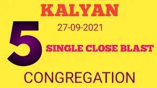 Kalyan 27/09/2021 single Jodi trick don't miss second toch line