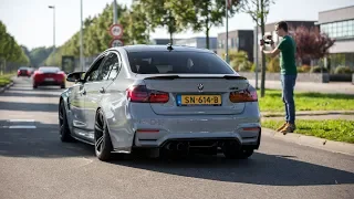 BMW M3 F80 with Decat M Performance Exhaust - LOUD Revs, Accelerations & Burnouts !