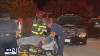 Antioch sideshow chaos leads to 3 crashes, car plunging into river