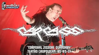 Carcass desatando su furia en Chile con "Corporal Jigsore Quandary"