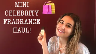 MINI PERFUME HAUL | BLIND BUY & FIRST IMPRESSIONS OF CELEBRITY SCENTS