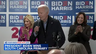 Joe Biden wins Democratic presidential primary in South Carolina