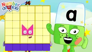 Learn to count & read | 1 hour of Alphablocks & Numberblocks Crossover - Level 3