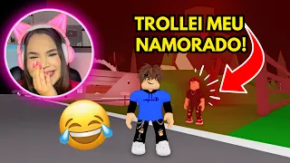 TROLLEI MEU NAMORADO sendo UM MENINO no BROOKHAVEN!!!😂😳😱 - ROBLOX @sendinblox