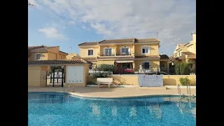 197,950€ large semi detached villa, Playa Flamenca, gated community, pool, fabulous.