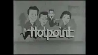 VINTAGE ANIMATED OZZIE & HARRIET HOTPOINT COMMERCIAL - WHOLE FAMILY ARE CARTOON CHARACTERS