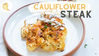 Super Easy Cauliflower Steaks | plant-based, vegan