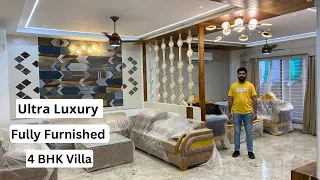 VN51 | 4 BHK Ultra Luxury Fully Furnished Modern Architectural Design | Call 9977777297 | House Tour