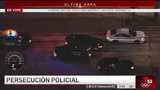 En vivo: Persecución policial en Los Ángeles.