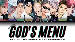[Karaoke] Stray Kids God's Menu Kolay Okunuş / You As Member / 9 Members