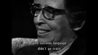 Hannah Arendt on mother tongue
