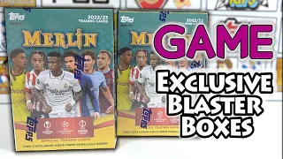 *NEW* Opening Topps Merlin Chrome 2023 Blaster Boxes | Exclusive GAME Retail Box
