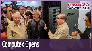 Lai thanks Nvidia CEO for giving Taiwan its first supercomputer at Computex｜Taiwan News