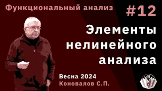 Функциональный анализ 12. Элементы нелинейного анализа