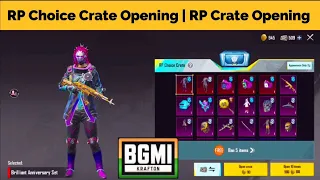 RP Choice Crate Opening | Purchase RP Treasure Crate for 810 ? | RP Crate Opening in BGMI