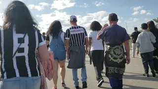 Chegando na Arena CORINTHIANS (de Metrô)