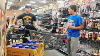 Hitting Shopping Carts GONE VIOLENT!