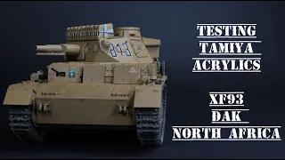 Testing Tamiya Acrylics, Adding Stowage To Model Tanks, Tamiya Panzer IV D