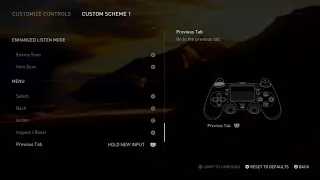 The Last of Us 2 • PS4 • Custom Control Settings