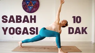 10 Dakika Sabah Yogası | Başlangıç Seviyesi Yoga | Güne Dinç Başla