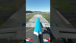 PMDG 737-800 Flight Around Renton Municipal Tail Landing View | MSFS 2020