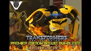 UNBOXING/REVIEW OF TRANSFORMERS: THE LAST KNIGHT PREMIER EDITION BUMBLEBEE!