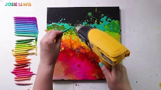 Melted crayons like you've NEVER SEEN THEM BEFORE