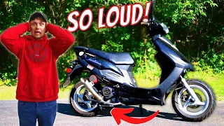 The loudest GY6 scooter exhaust ever!