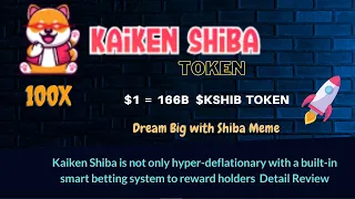 Kaiken Shiba Token Review in Details | Kaiken Shiba Coin | Kaiken Shiba Crypto 💰 Currency