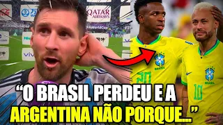 🚨 EITA! Olha o que o MESSI FALOU DO BRASIL E DO NEYMAR!