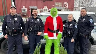 Naughty Grinch causing havoc at the Farm