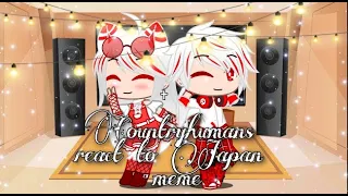 Countryhumans react to Japan meme