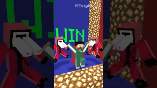 When Doctor Strange Saves Herobrine In The Squid Game Glass Bridge - Monster School Minecraft