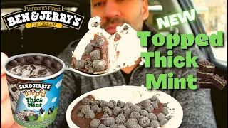 🍦😍 Ben and Jerrys Topped Thick Mint Review  - Trying All the Topped Flavors!