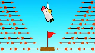 Ultimate Chicken Horse BUT The Arrows Are IMPOSSIBLE To DODGE!